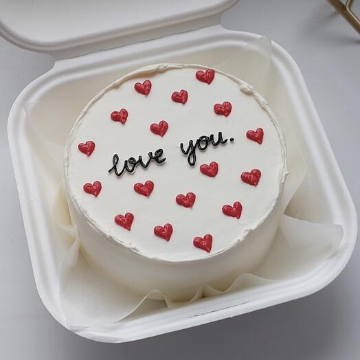 Бенто-торт "love you"