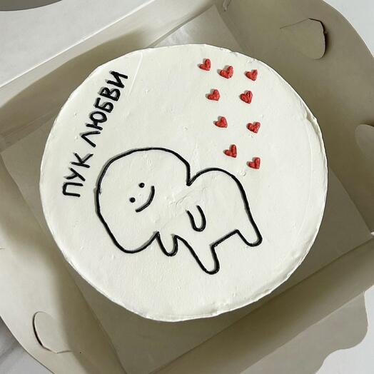 Бенто торт «пук любви»