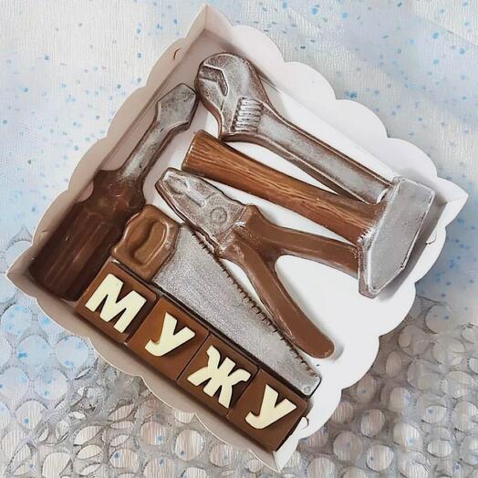 Шоколадные инструменты/для мужа/подарок на 23 февраля