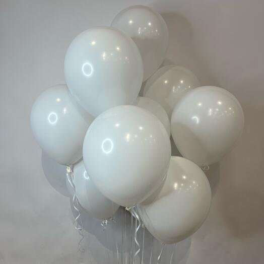 A set of white balls