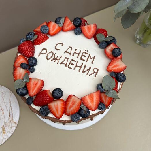 Торт "С днем рождения"