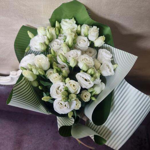 Bouquet lisiantus bianco