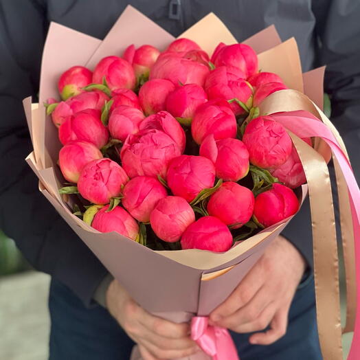 Пионы коралловые Отборные