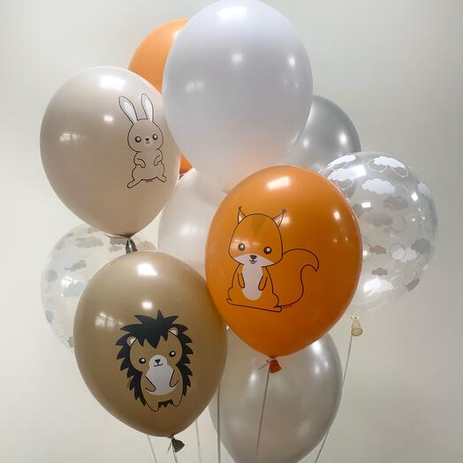 Набор шаров Зверята 🐰