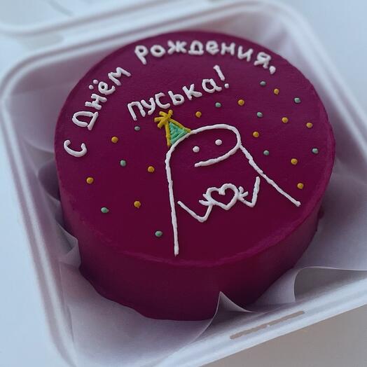 Бенто торт «Пуська» с др