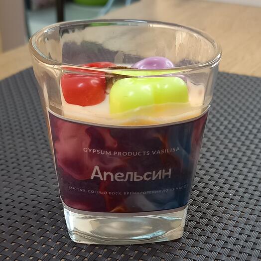 Арма-свеча в стакане