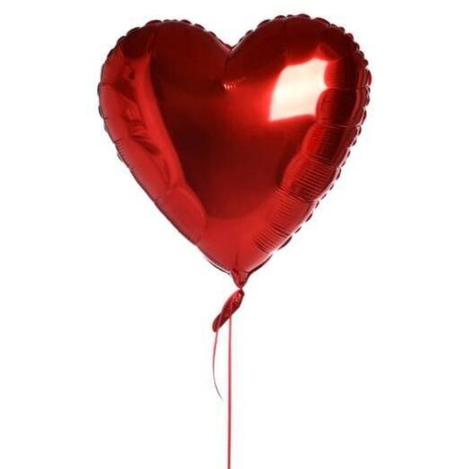 Шары  сердце  1шт