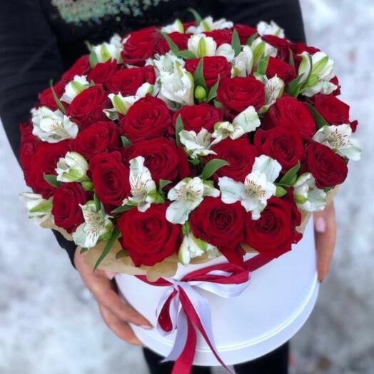 Розы в коробке