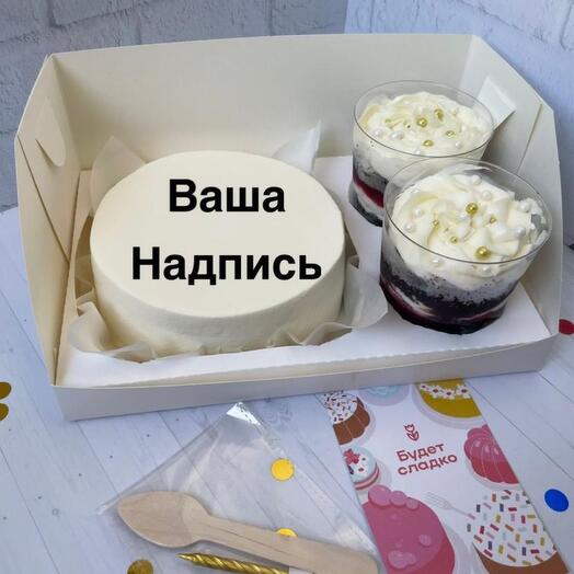 Набор бенто торт и трайфлы