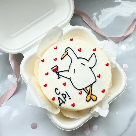 Pastel de Bento con ganso