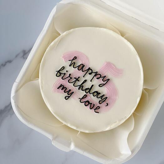 Бенто торт "С Днём рождения", "happy birthday"