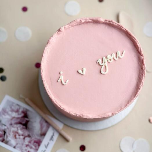 Бенто торт i love you