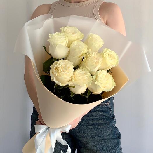 Белые розы 😍