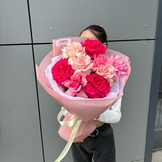 Микс из французских роз