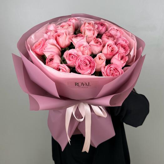Ароматный букет из 25 голландских роз
