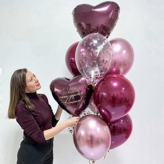 Воздушные шары для девушек. Сет 1738