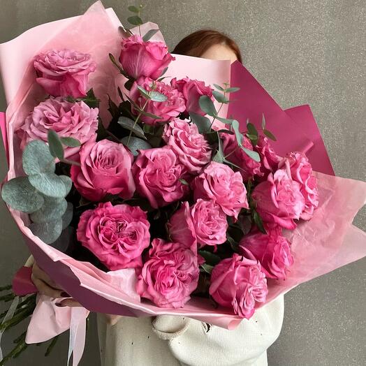 Букет из 19 роз ,,послание 💌„