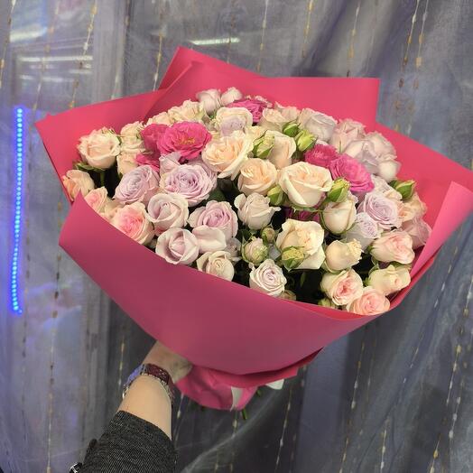 25 кустовых роз
