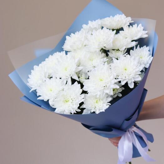 5 хризантем