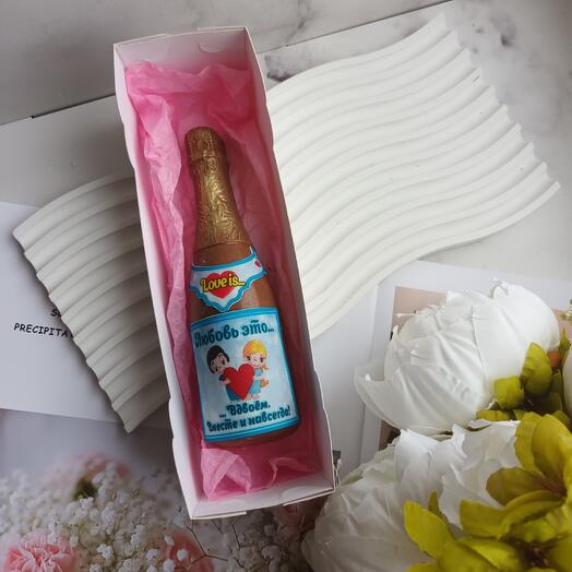 Шоколадное шампанское Любовь love is