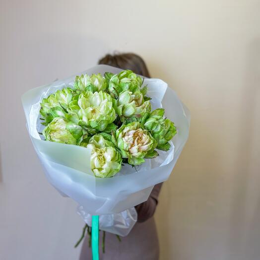 Monobookette de 9 rosas veggie inusuales en un paquete