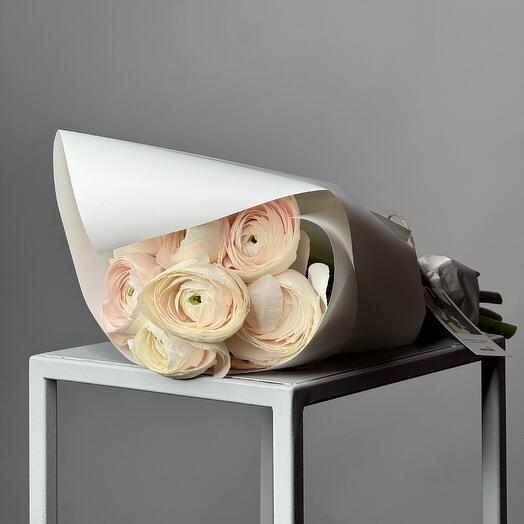 Моно букет «Растим». Ранункулюс (M)