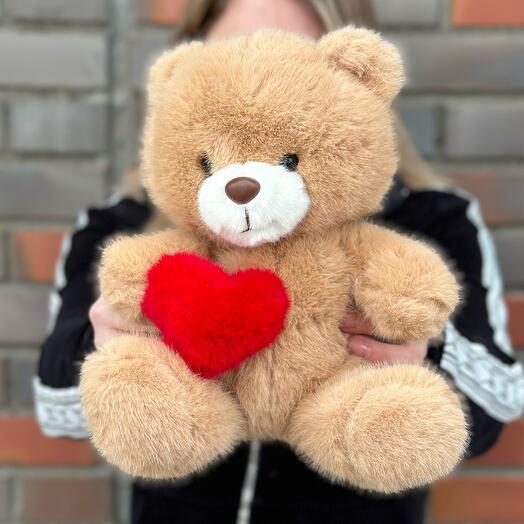 Teddy bear with a heart