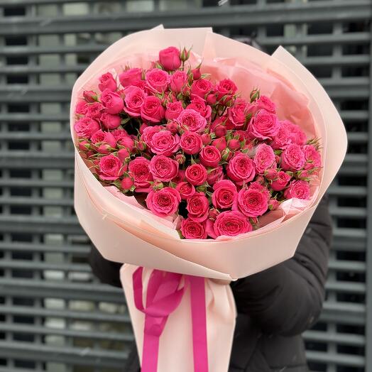 Кустовая роза Пинк