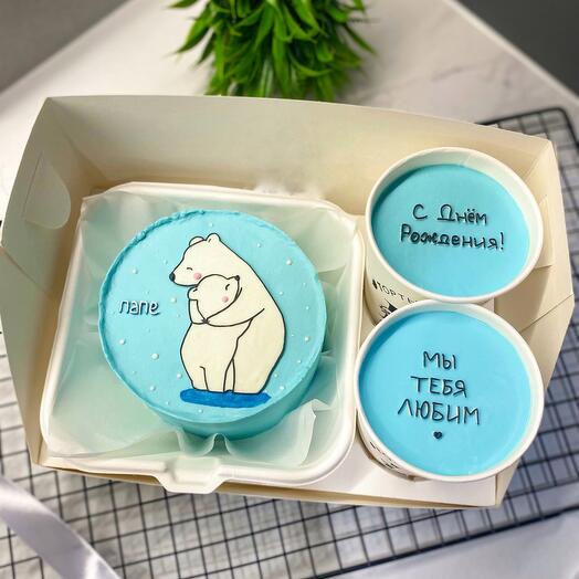 Набор Бенто S и Cake to go «для папы»