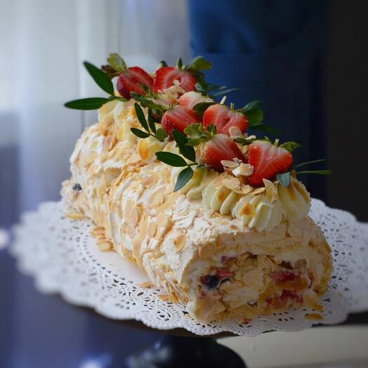 Меренговый рулет