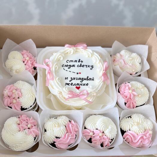 Набор бенто торт и Капкейки 🧁