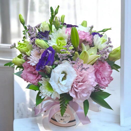 Flowers box "amethyst"