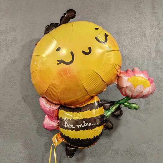 Balloon "Bee with a flower"