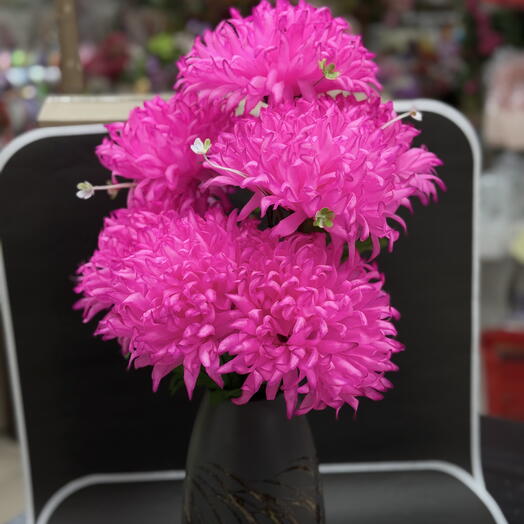 Хризантема розвоая искусственная 1 ветка 7 голов