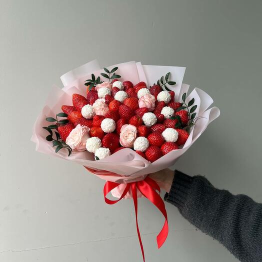 Fresas griegas con rafaello