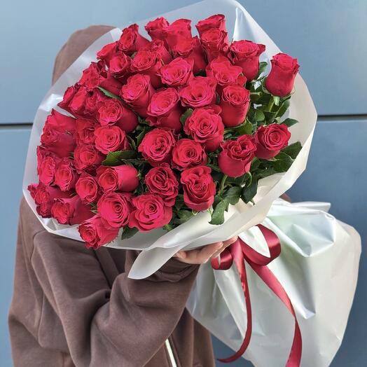 Розы для любимой 51шт
