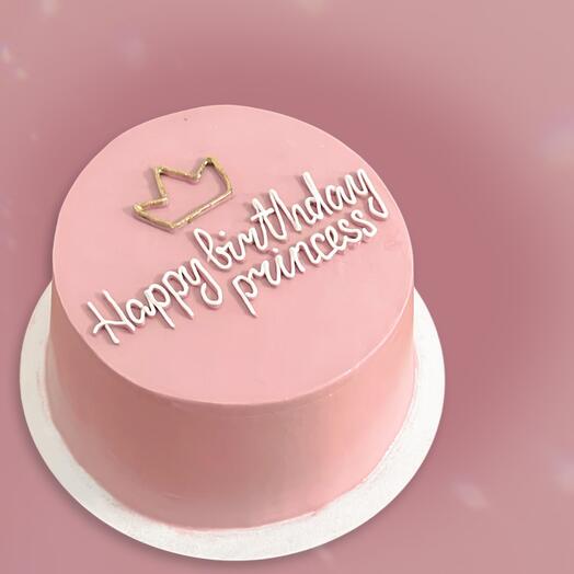 Бенто торт девушке, девочке, подруге на день рождения happy birthday princess в премиум упаковке