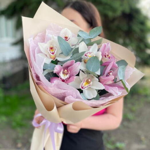 🌷Букет из стойкой орхидеи ♥️«Очарование»🌸