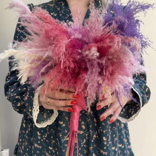 Букет из пампасной травы