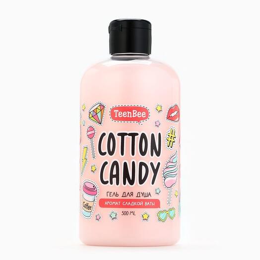 Гель для душа "Cotton Candy" с ароматом сладкой ваты TeenBee, 500 мл