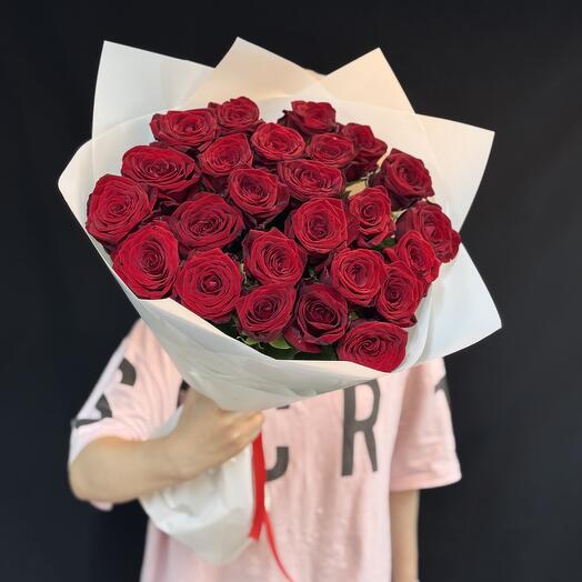 😍 Шикарный букет из красных роз