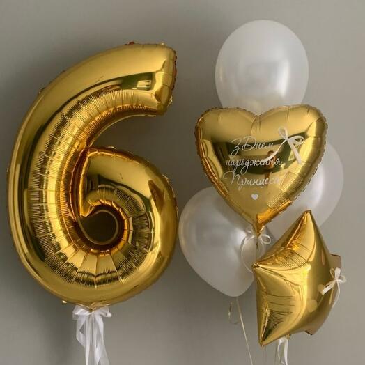 Воздушные шары на 6 лет