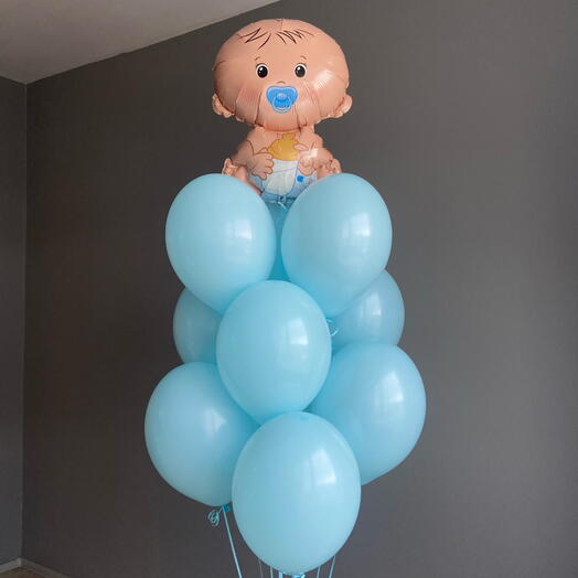 Balloons Set with Baby