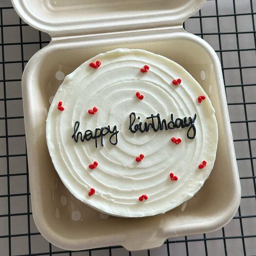 Бенто торт happy birthday в подарок на день рождения
