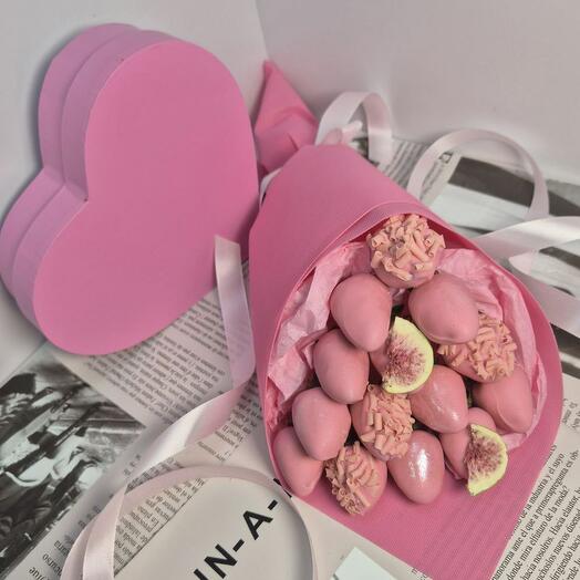 Клубника в шоколаде\Pink bouquet