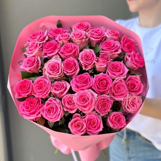 35 розовых роз (акция)