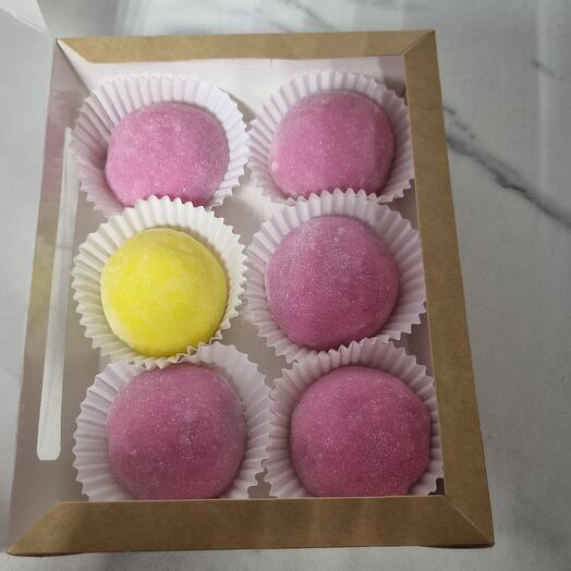 Набор Моти 6 шт шоколадный крем мусс