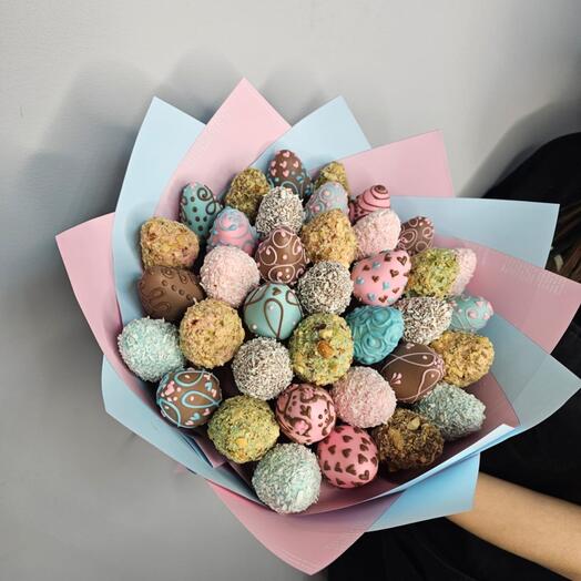 Букет 29 клубник в шоколаде арт. 3704