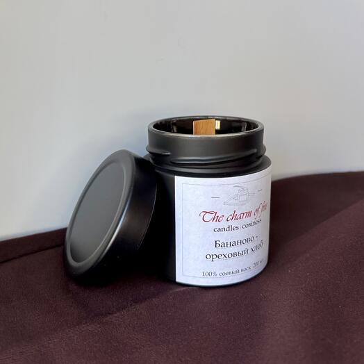 Ароматическая свеча «Бананово-ореховый хлеб»