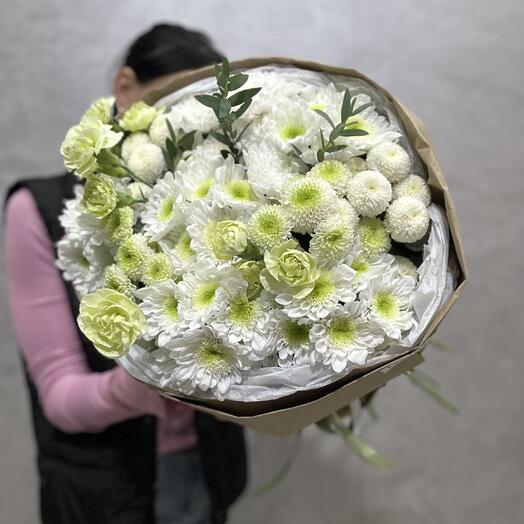Букет сборный «Свежесть летнего утра»💚
